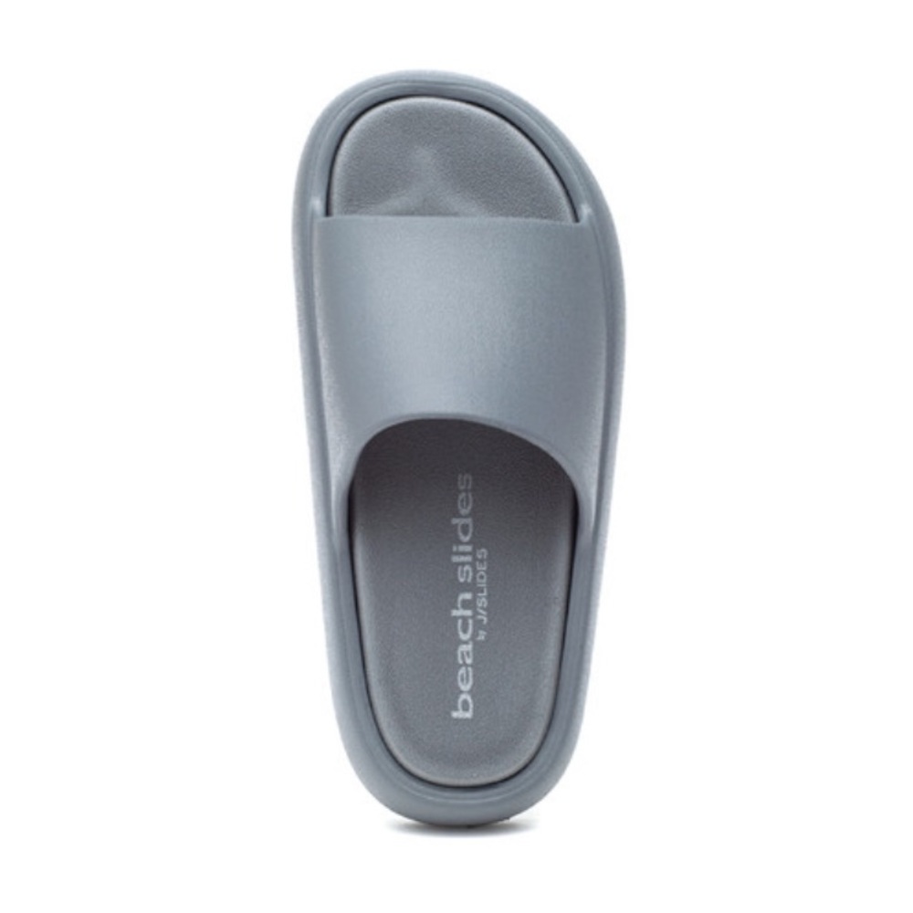 NWT beach slides by J Slides Grey Size 10
